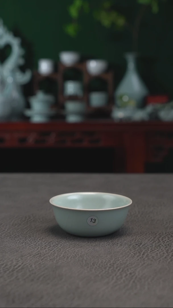 13号粉青鸡缸杯微瑕福利~帆