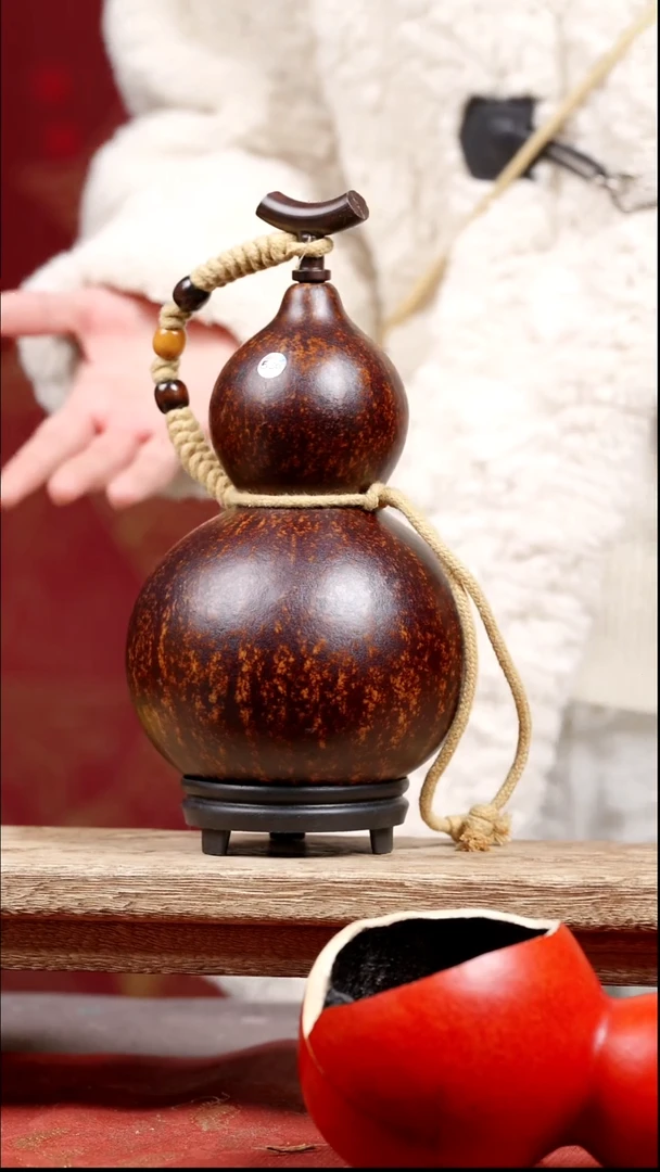 528号纯手工制作天然大漆真葫芦