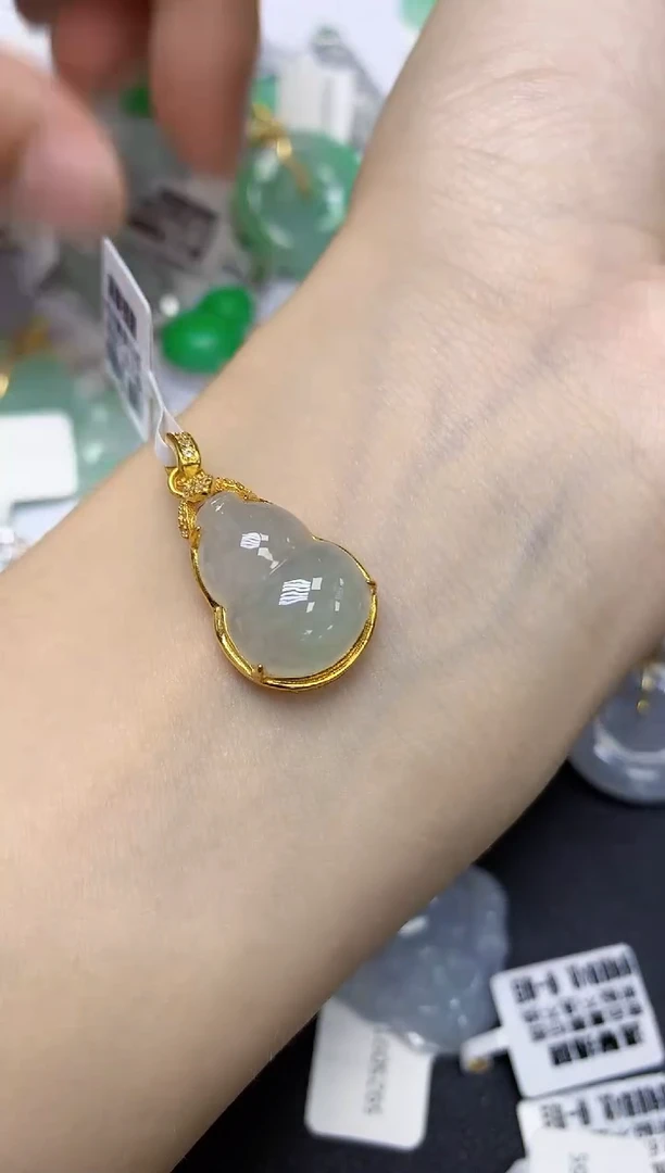 颈饰未镶嵌翡翠天然缅甸翡翠A货多样性发一件