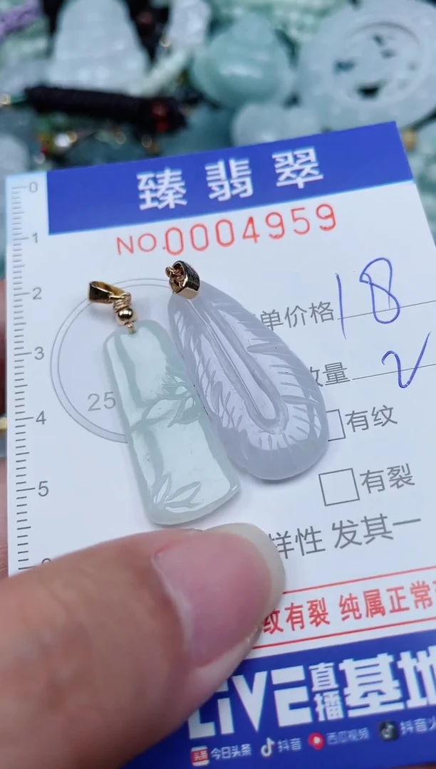 翡翠未镶嵌颈饰.0004959