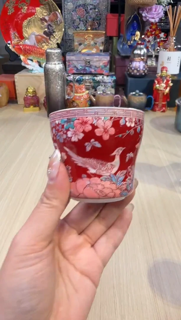 146灵羽和鸣主人杯-红色