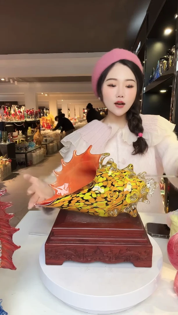 【闪购商品】茶盏琉璃摆件家居摆件