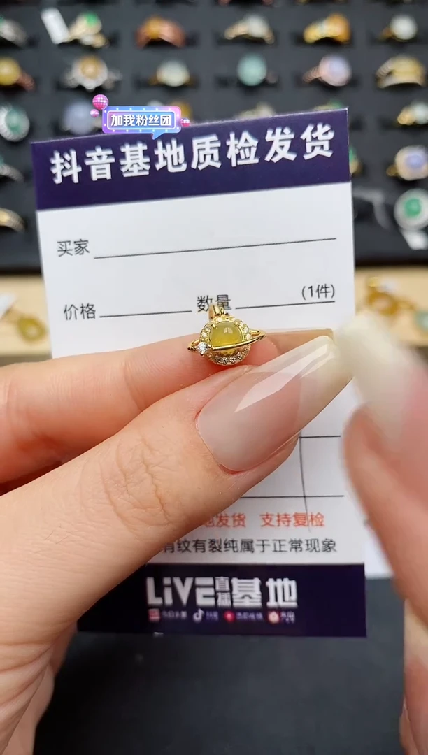 翡翠银S925镶嵌颈饰...........