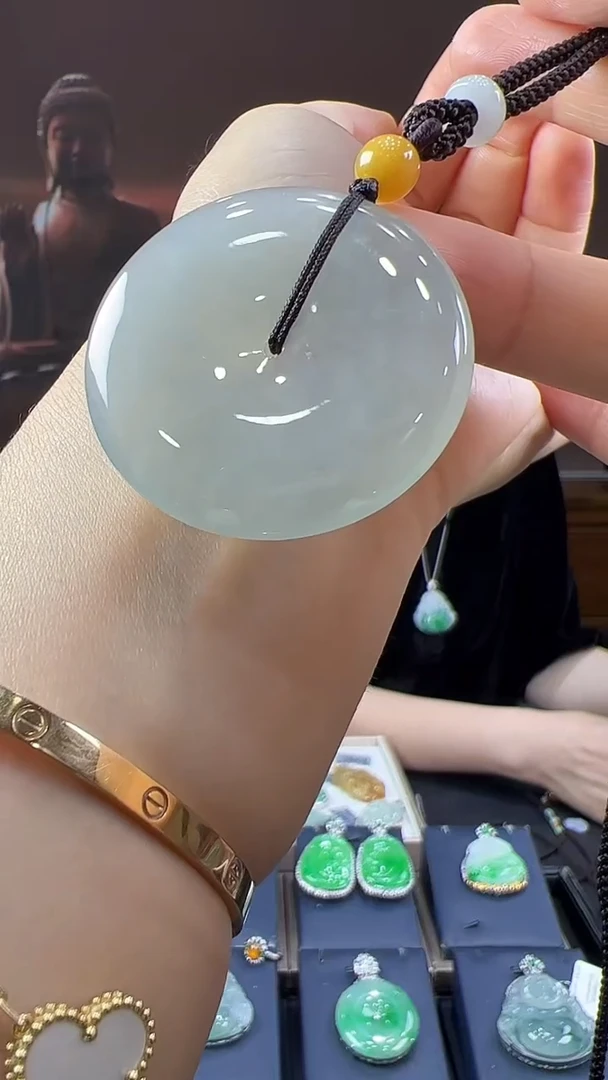 未镶嵌挂件翡翠平安扣