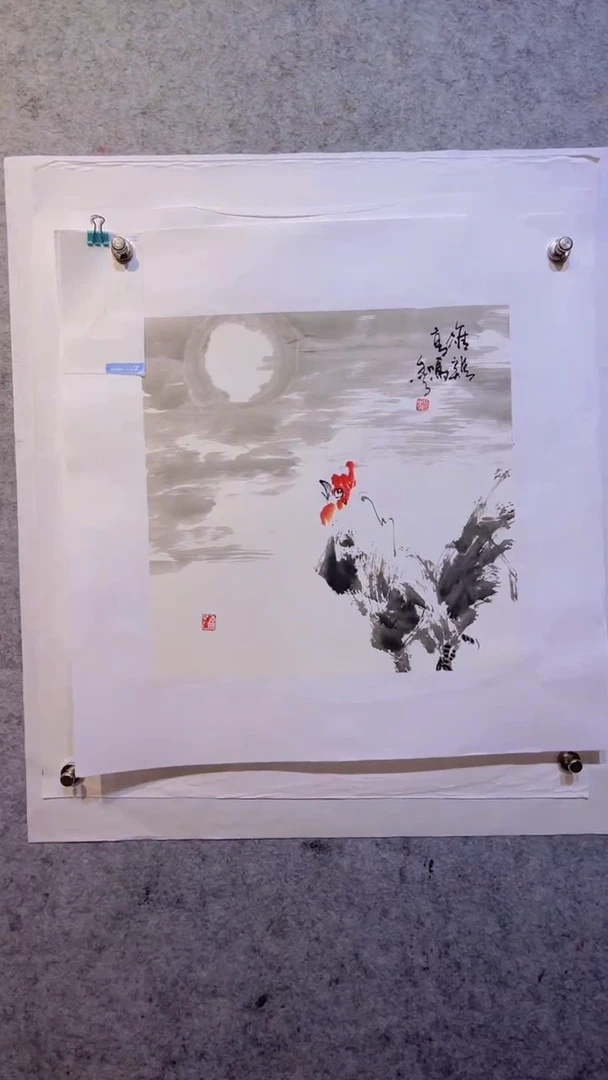 【闪购商品】国画张自学水墨作品81