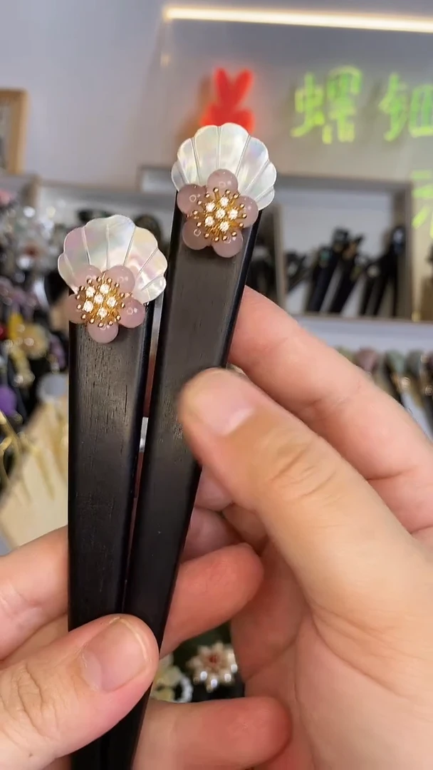 非金属木质15     美丽发簪