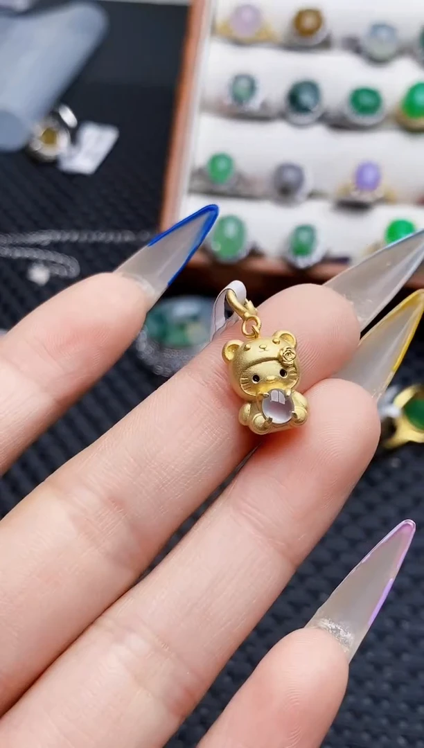 银S925镶嵌戒指翡翠0131