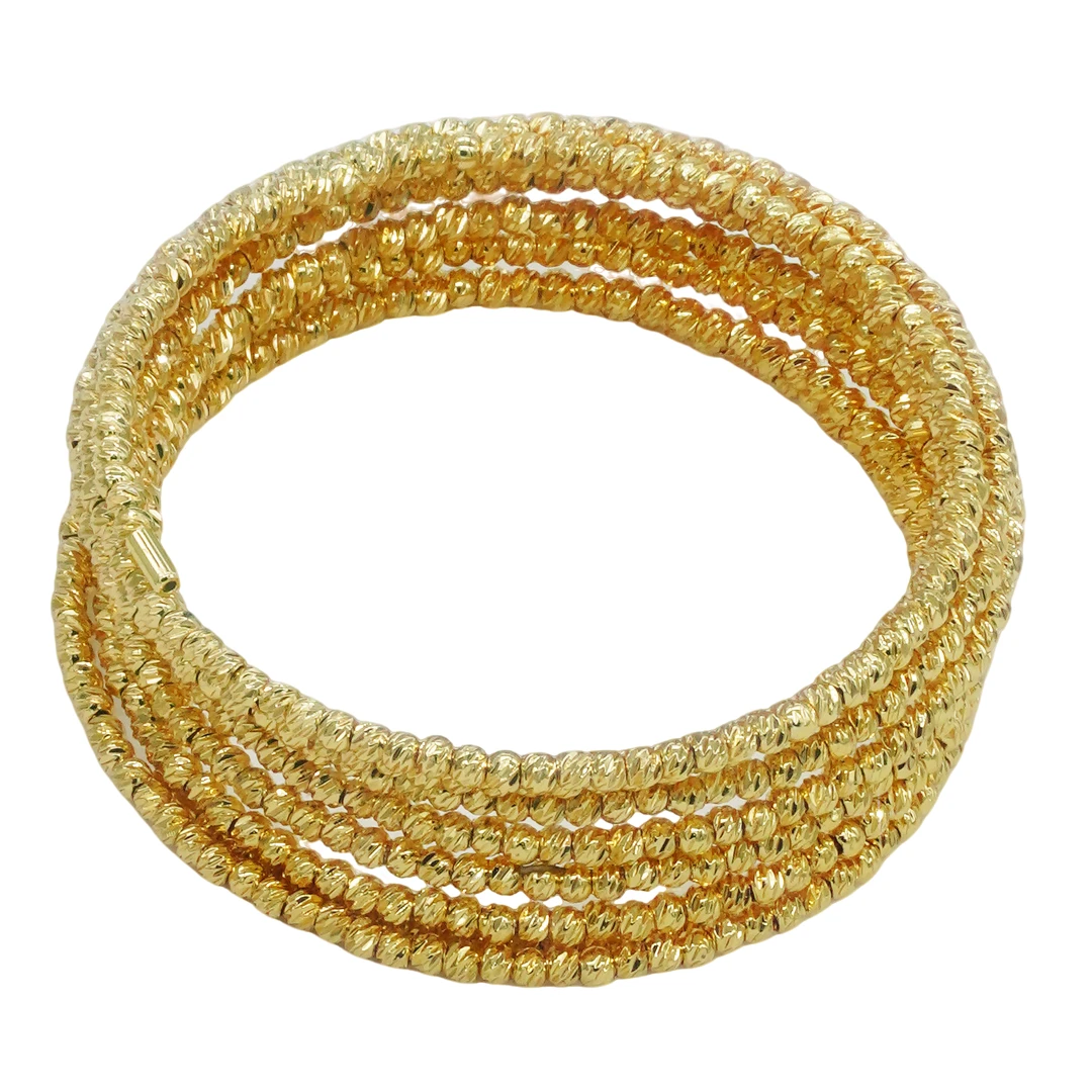 铜合金手镯 六顺八发夏天高级感手镯饰品缠绕气质百搭复古新中式