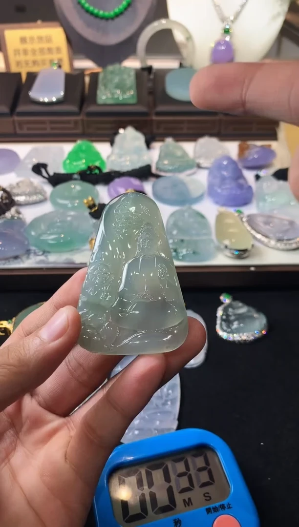 未镶嵌定制翡翠管****️5024毛货不退不换
