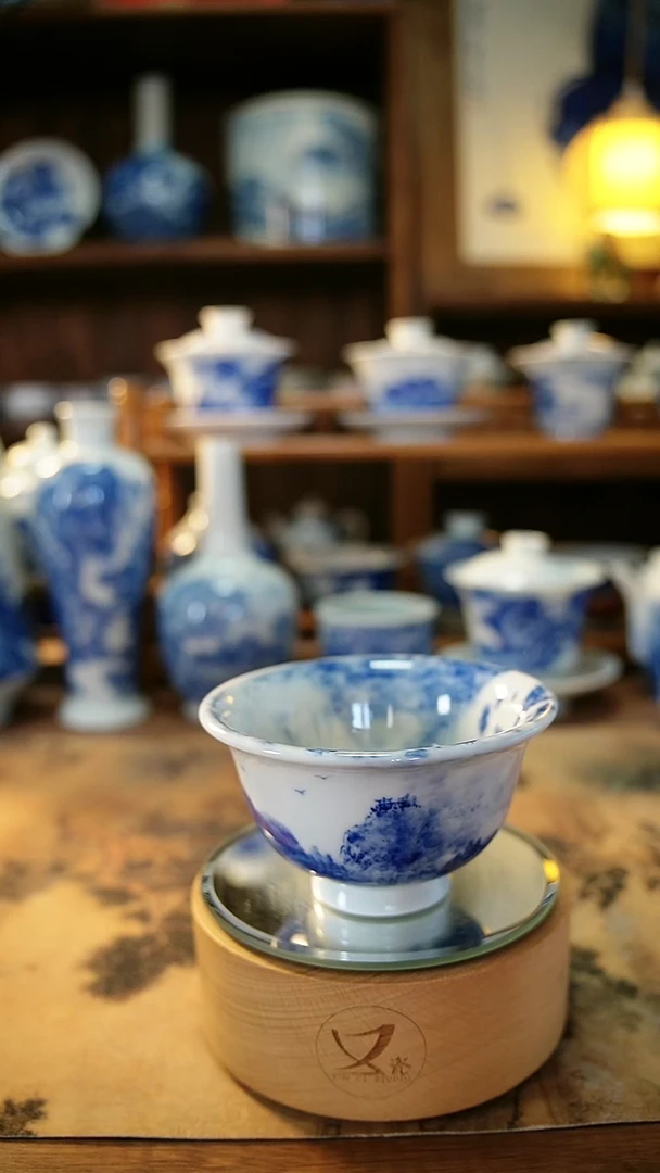 24景德镇手工手绘茶具