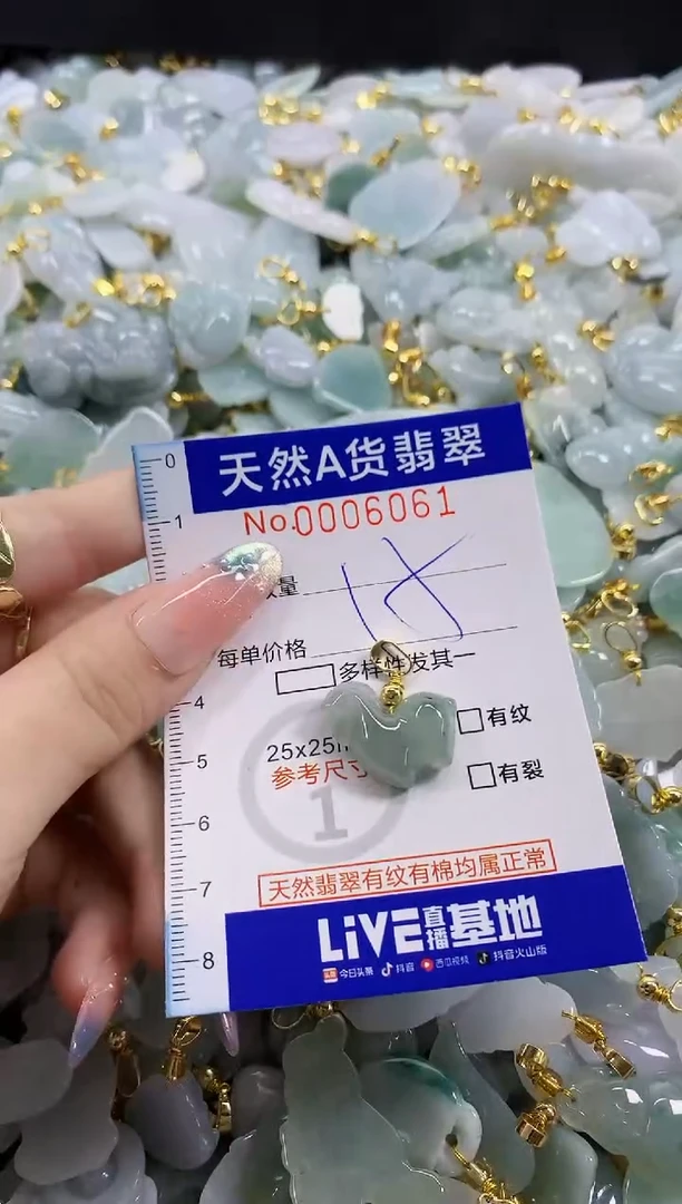 颈饰未镶嵌翡翠天然A货翡翠