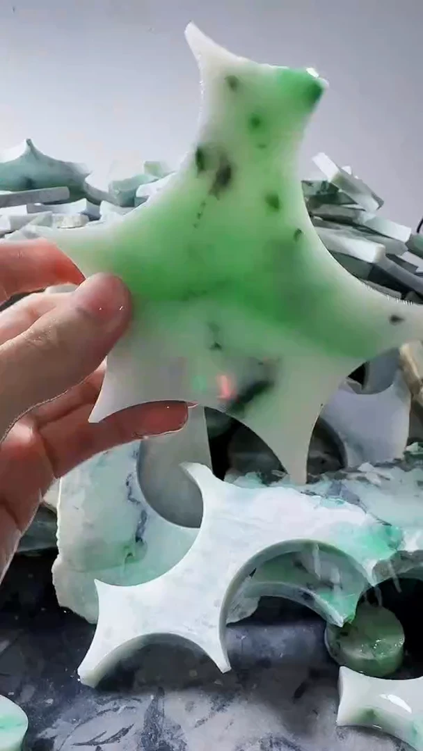 裸石翡翠缅甸翡翠A货文2576