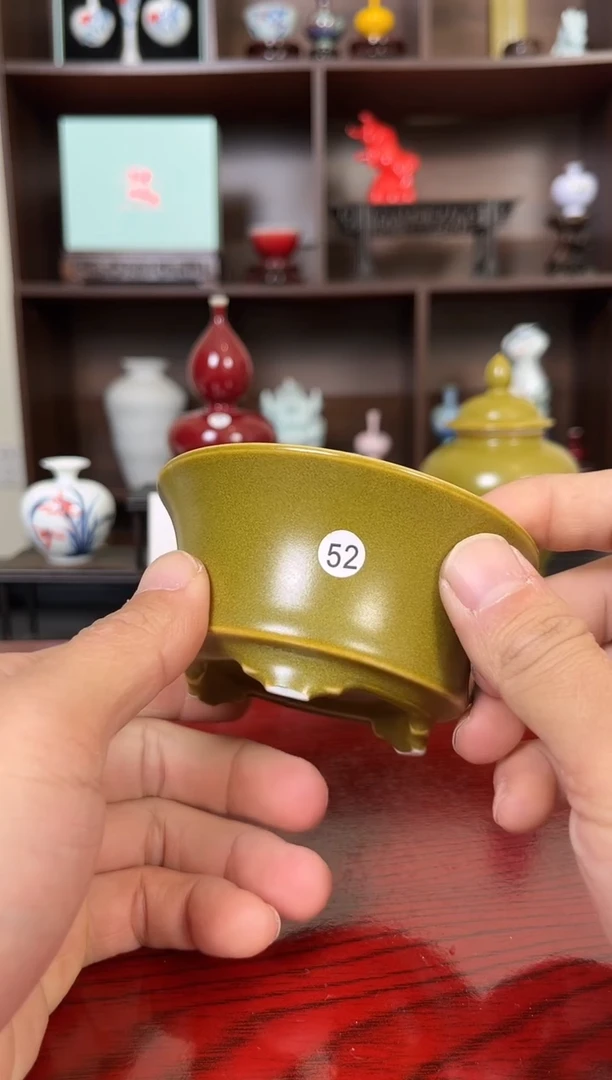 摆件瓷12.15晚微瑕小花瓶摆件52