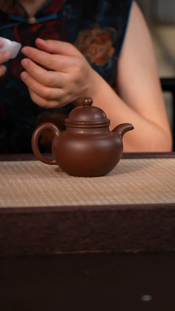 茶壶紫砂紫泥 220cc