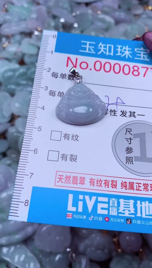 吊坠(不含链)未镶嵌翡翠877