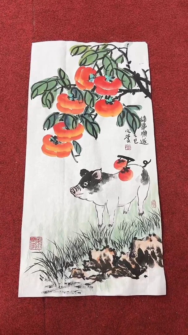 国画李火庆/国画/花鸟