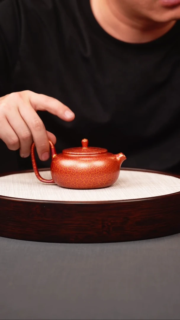 茶壶紫砂贝壳烧扁西施