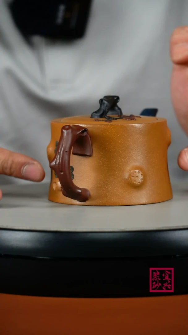 茶壶紫砂蒋静明老段泥岁寒三友200CC