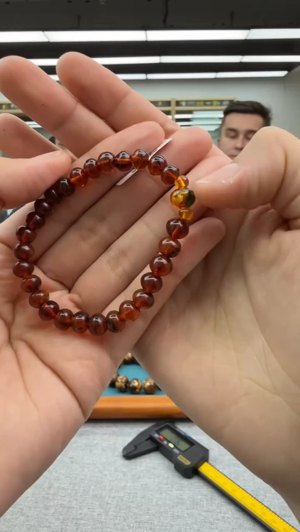 【闪购商品】琥珀手串未镶嵌527秒拍号
