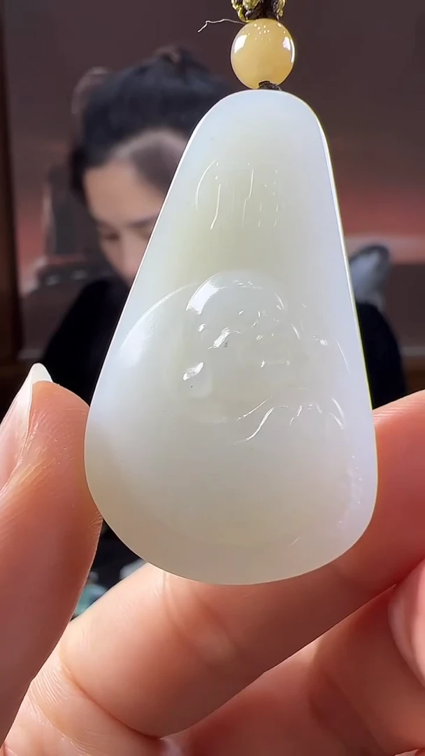 未镶嵌和田玉挂件佛牌