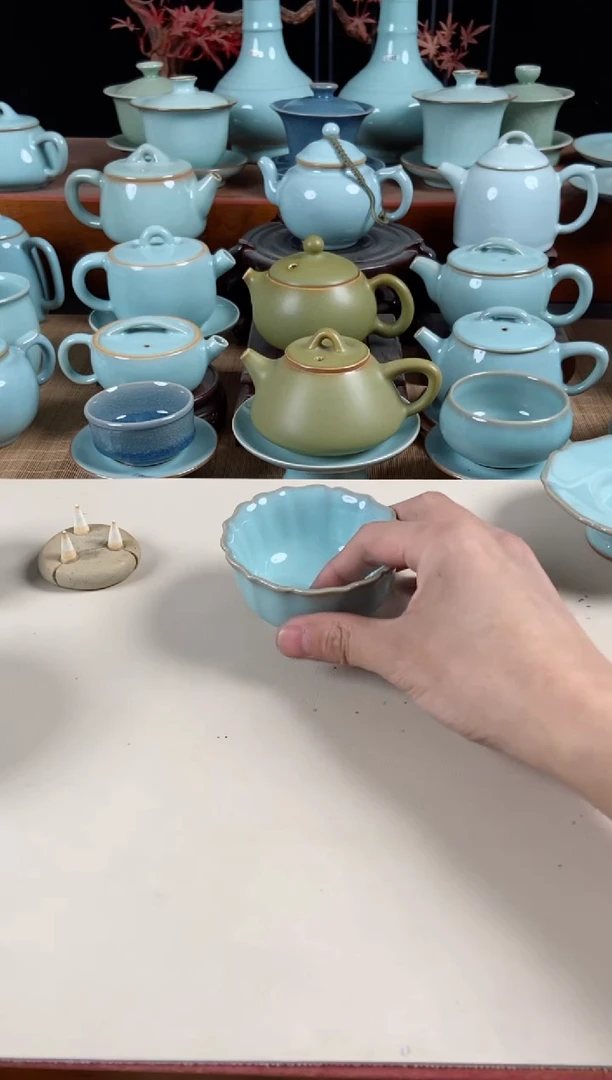 【闪购商品】其他老泥坑葵口杯原泥胎封穴土60cc