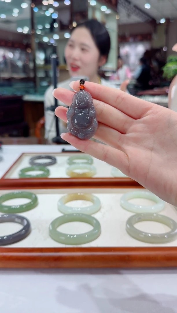 吊坠(不含链)未镶嵌和田玉佛公吊坠