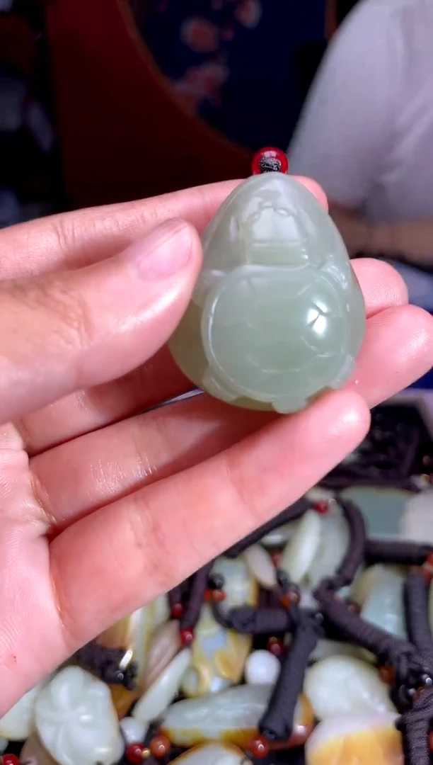 和田玉未镶嵌挂件1