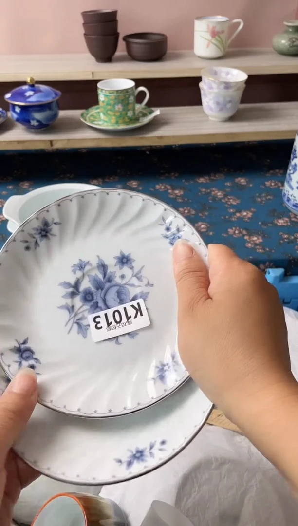 瓷片橙*乐瓷器瓷器K1013