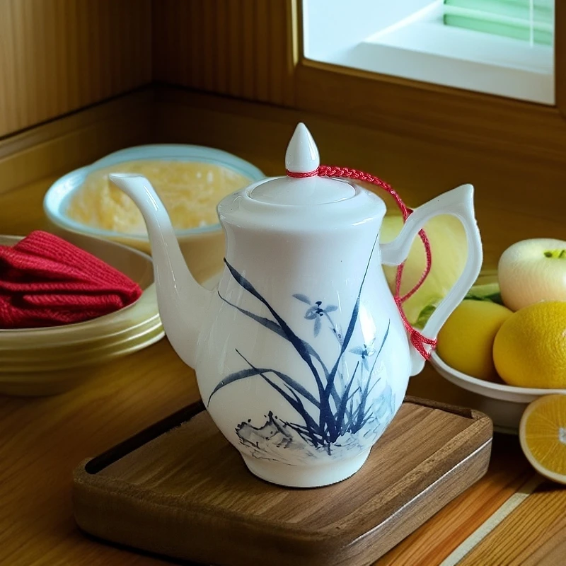 酱醋壶陶瓷大号调味酱油醋壶厨房家用骨瓷半斤酒壶欧式油醋罐