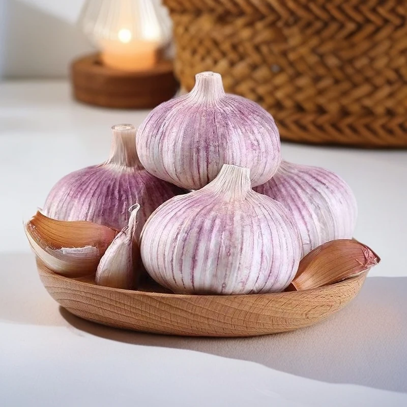 【山东大蒜】紫皮蒜紫白皮大蒜紫皮农家大蒜紫皮蒜5斤批发可种