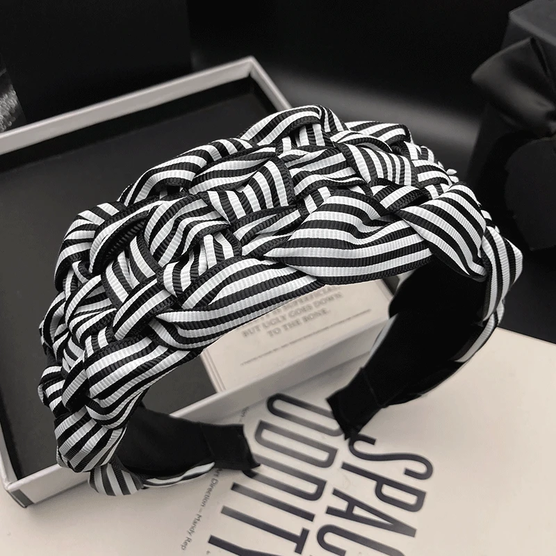 新款编织发捆发箍手工气质原创设计时尚头箍小香风日韩女百搭复古