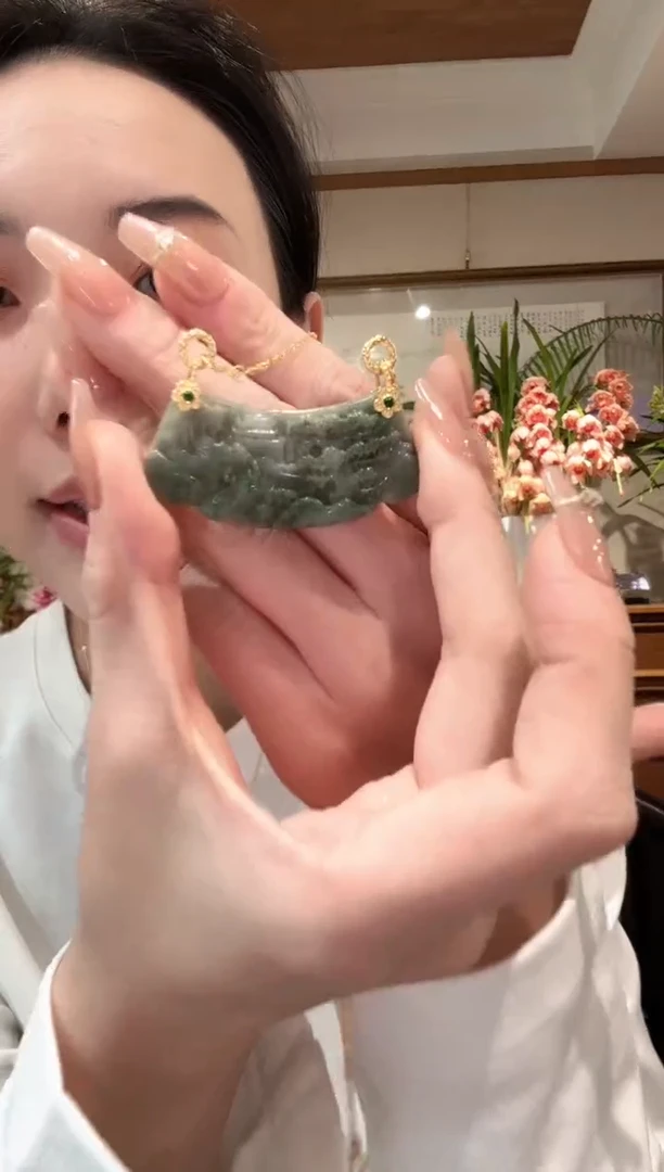 【闪购商品】翡翠颈饰未镶嵌国风