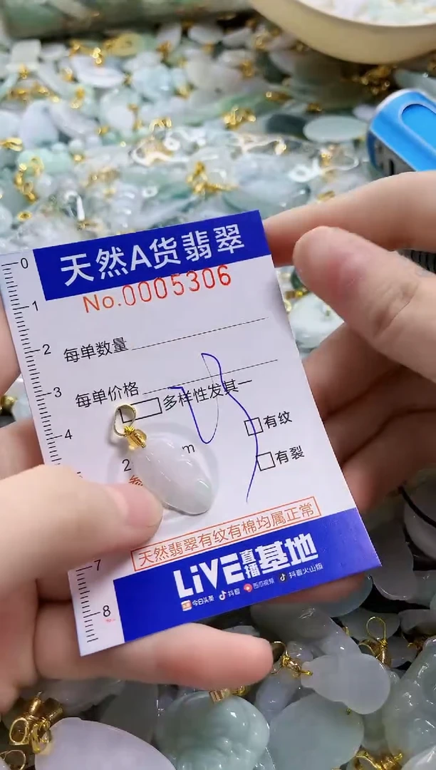 颈饰未镶嵌翡翠天然A货翡翠