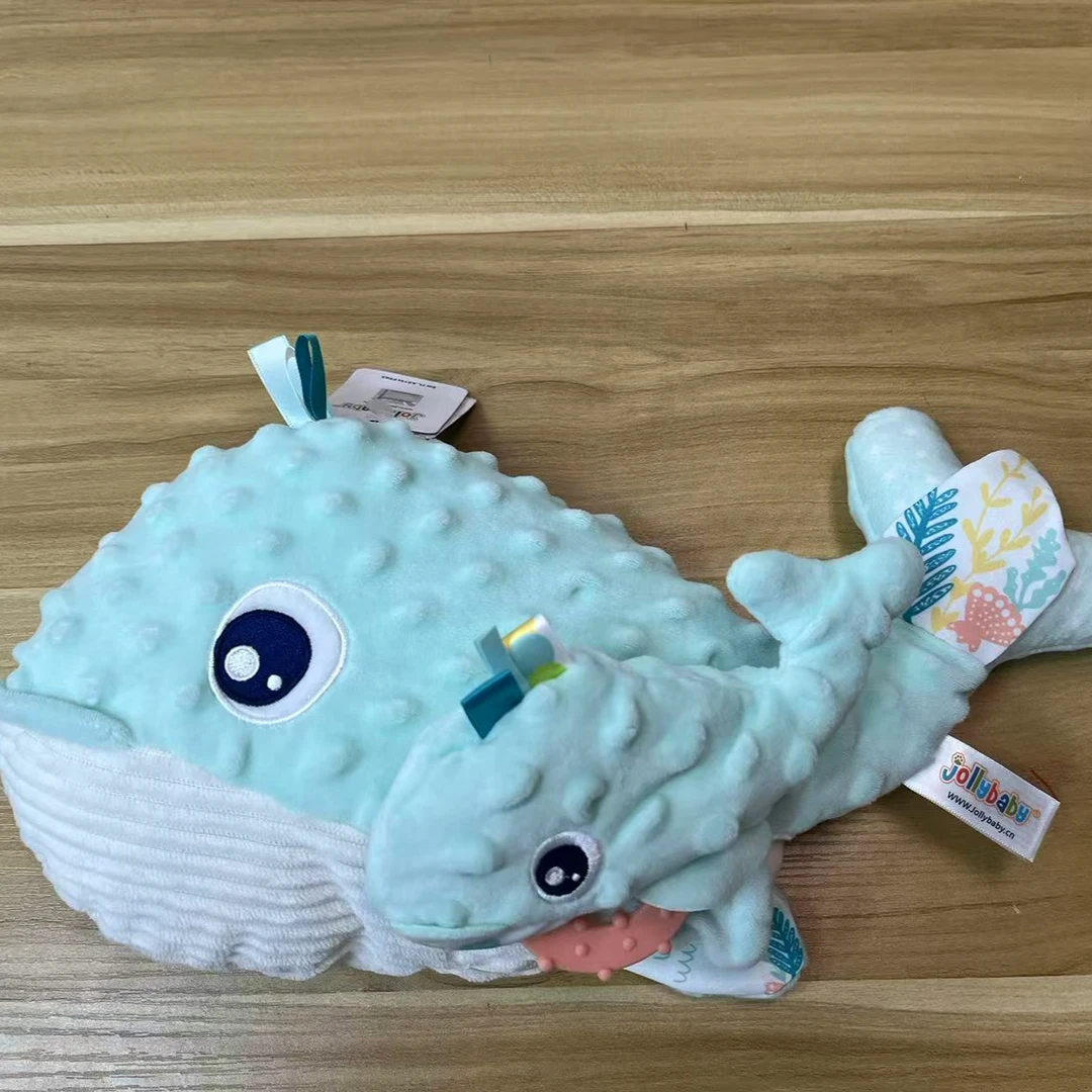 早教玩具 jollybaby 鲸鱼拍拍安抚 全新正品 不退换 介意勿拍