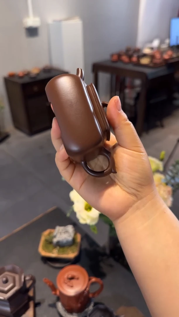 茶壶紫砂长四方 紫砂壶