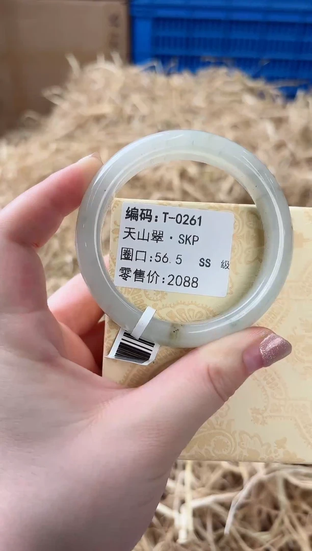 未镶嵌手镯石英质玉T-0261