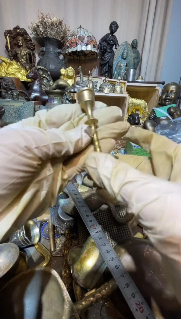 茶盏大阪回流商品铜器摆件1