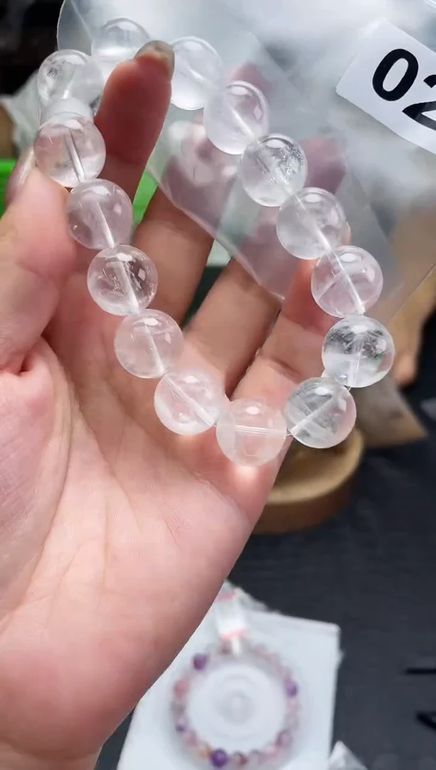 水晶手串未镶嵌手串024