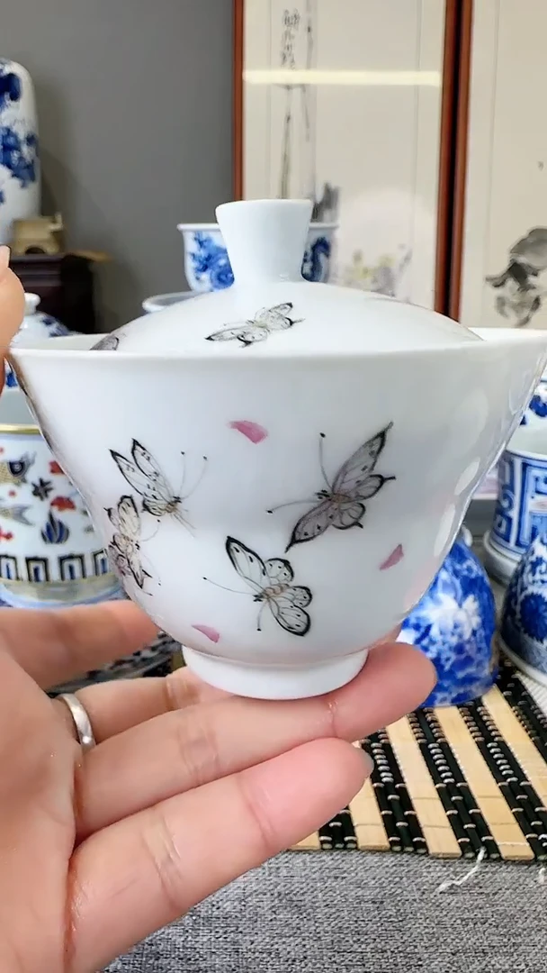 【闪购商品】摆件景德镇手工手绘杯子