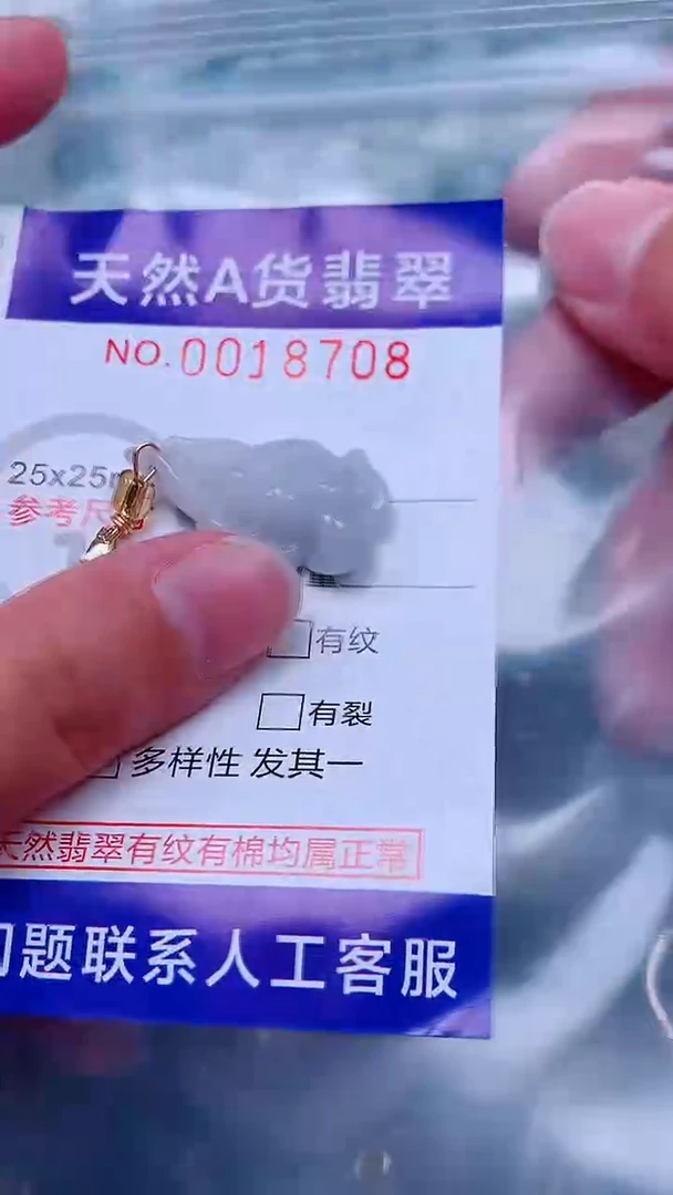吊坠(不含链)未镶嵌翡翠1