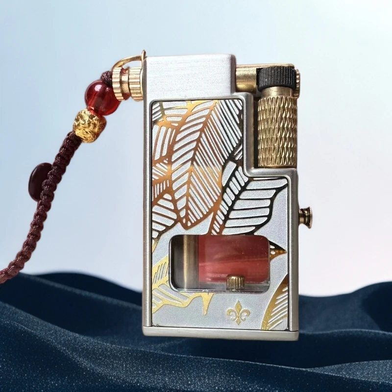 715升级透明油仓战壕抬臂打火机复古送男友礼物送父亲原装创意