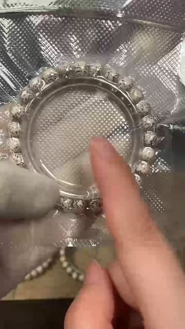 手串星月菩提原脂白顺白星月菩提手串