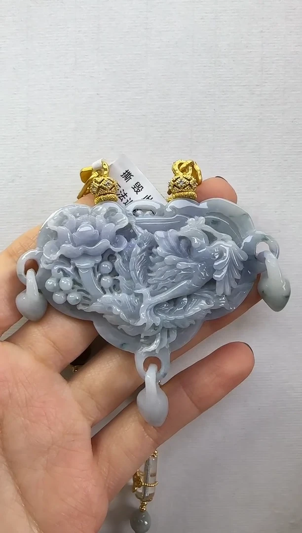 颈饰未镶嵌翡翠国风翡翠