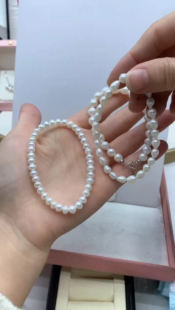 未镶嵌手链淡水珍珠多样性发其一