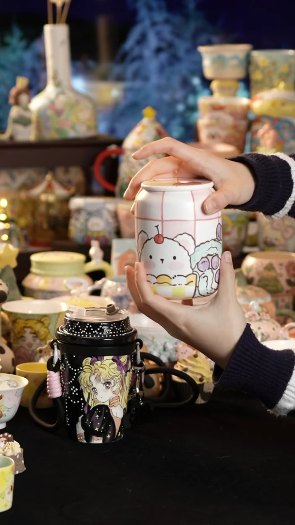 其他陶景德镇釉下彩手绘设计师款陶瓷