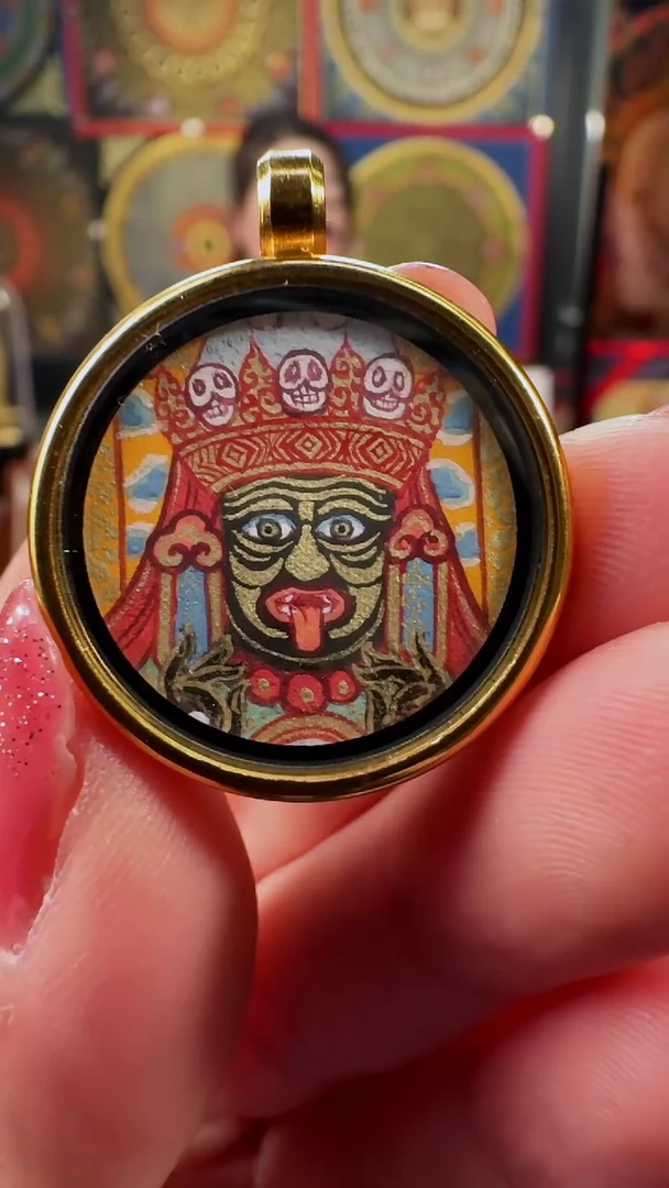 【闪购商品】吊坠壹善缘城手绘唐卡新春大促扎基