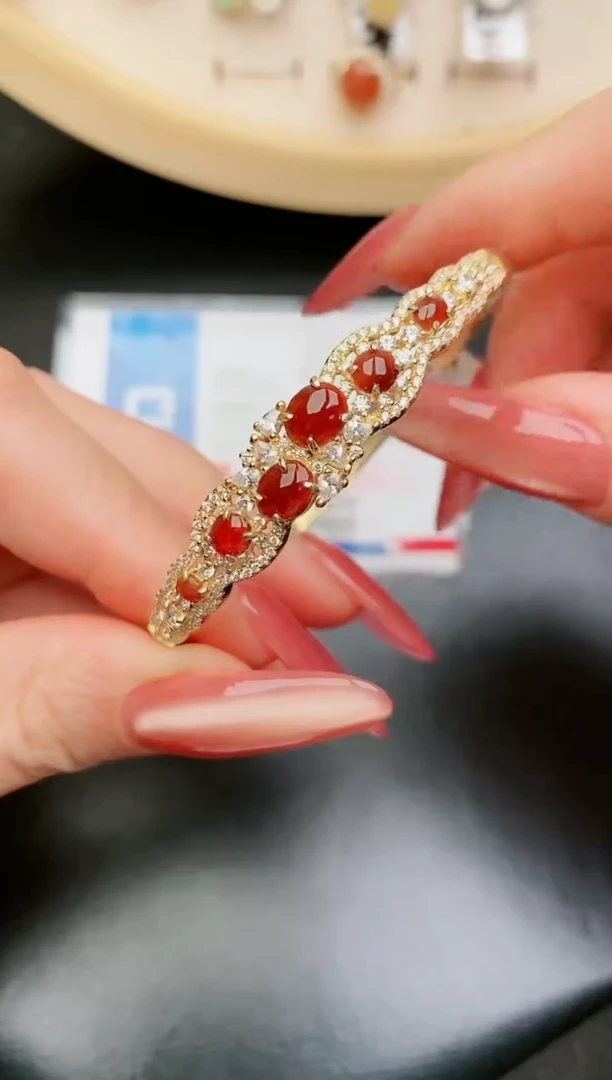 翡翠戒指银S925镶嵌.....