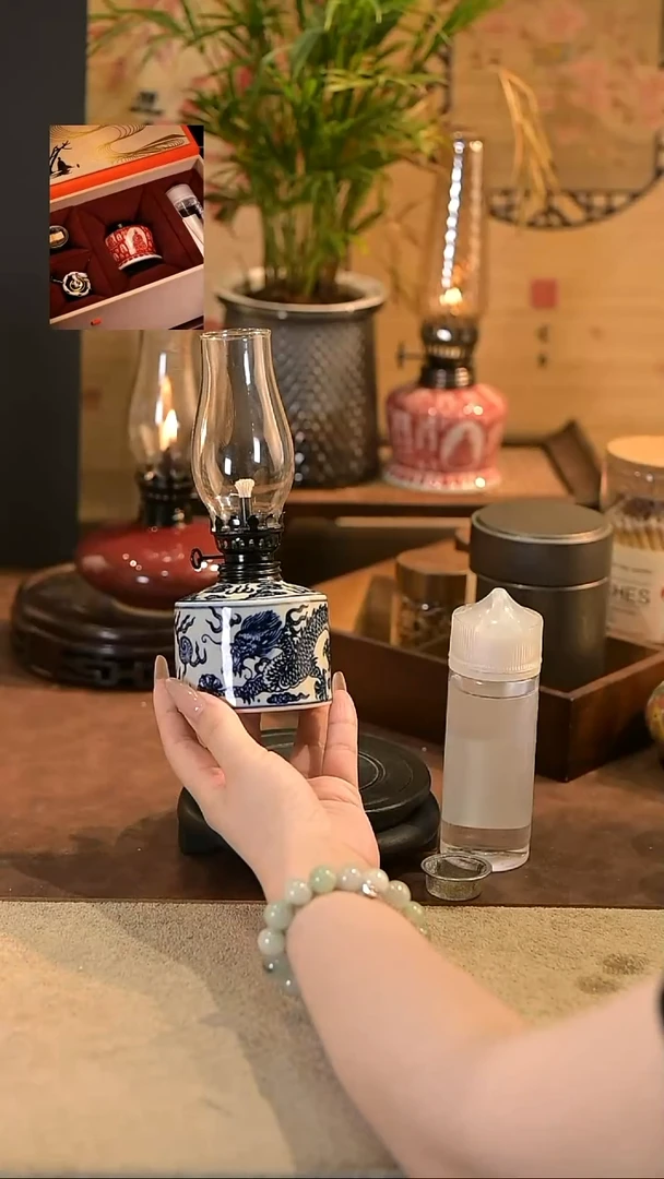 陶瓷景德镇陶瓷香薰灯摆件