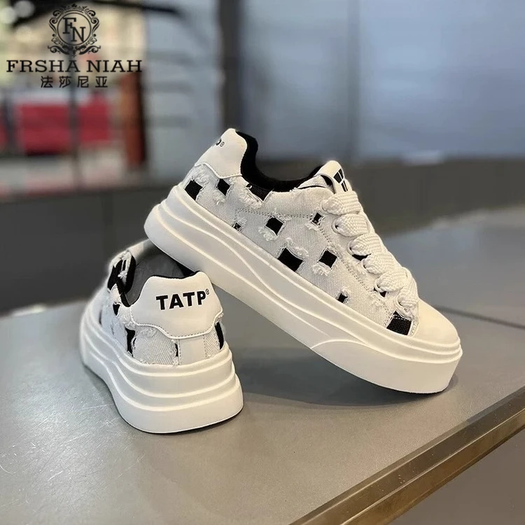 法莎尼亚男士板鞋2025秋季款百搭鞋子男款运动休闲小白鞋时尚男鞋