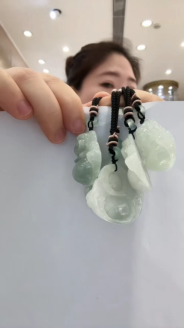 翡翠未镶嵌颈饰15多样发一